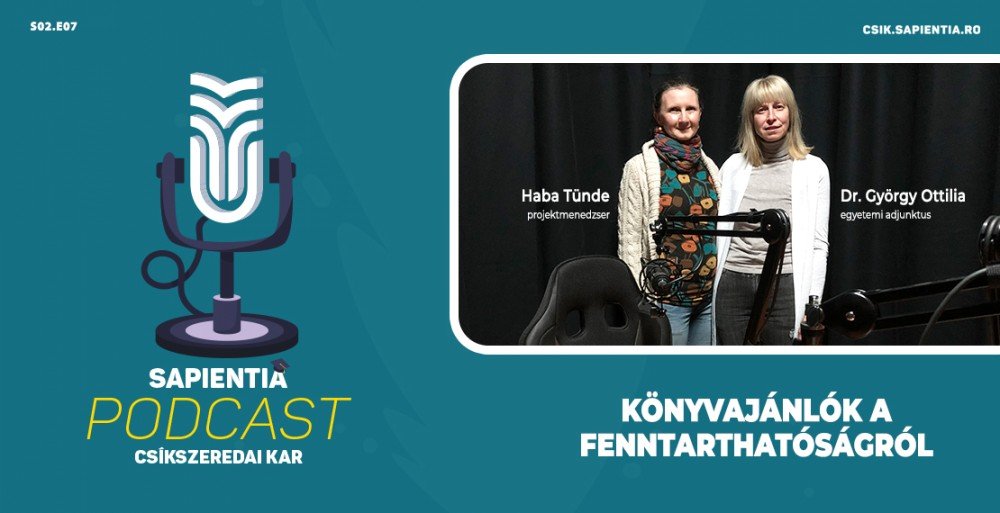 Sapientia Podcast: Könyvajánlók a fenntarthatóságról