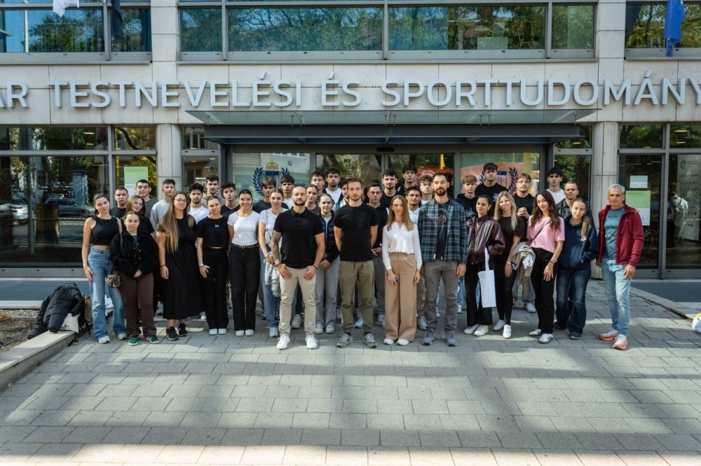 Szakmai tanulmányúton vettek részt sport szakos hallgatóink Budapesten