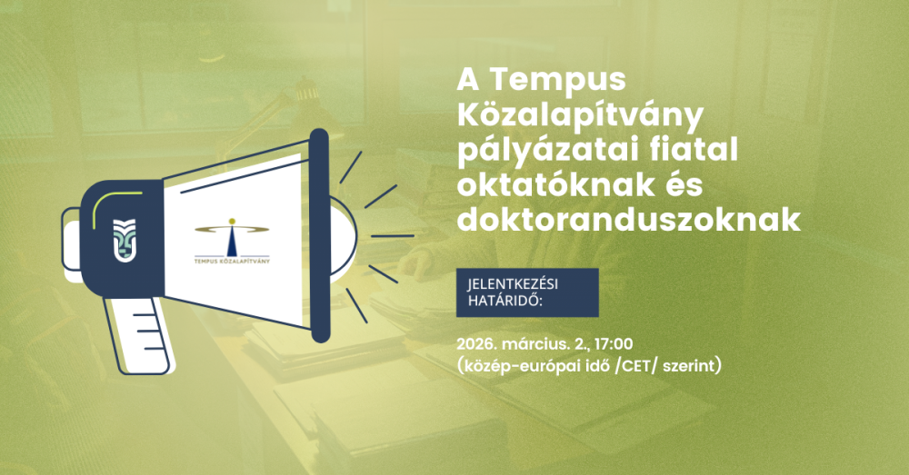 Pályázati felhívás oktatóknak és doktoranduszoknak: fiatal oktatói ösztöndíj és szülőföldi tanulmányi támogatás – 2025/2026
