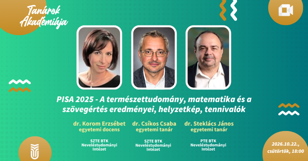 TANÁROK AKADÉMIÁJA: PISA 2025