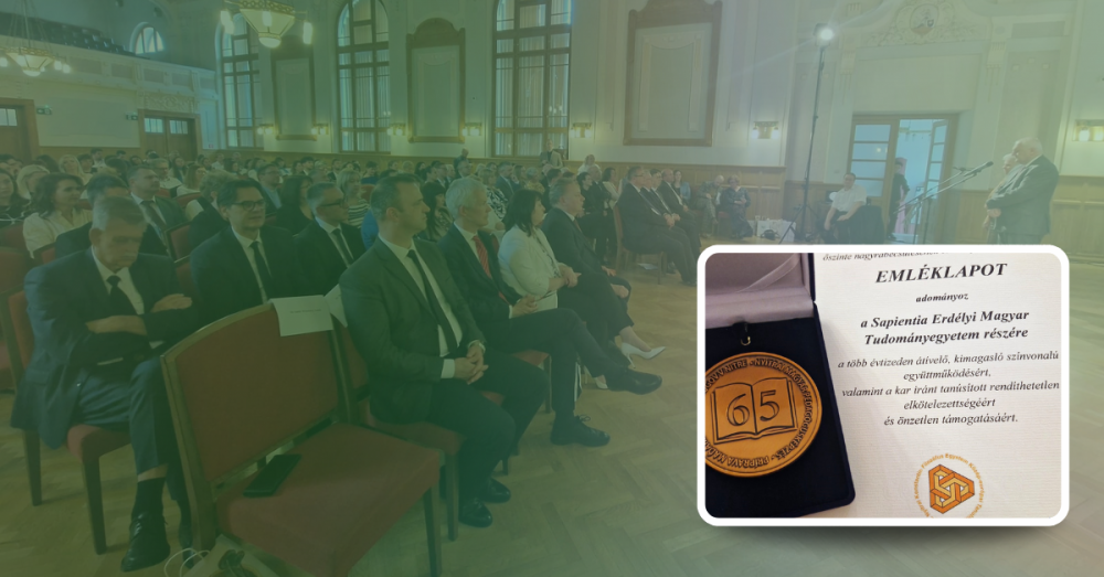 Emléklapot és emlékérmet adományozott egyetemünknek a Nyitrai Konstantin Filozófus Egyetem Közép-európai Tanulmányok Kara