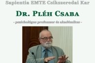 Dr. Pléh Csaba pszichológus professzor Csíkszeredában