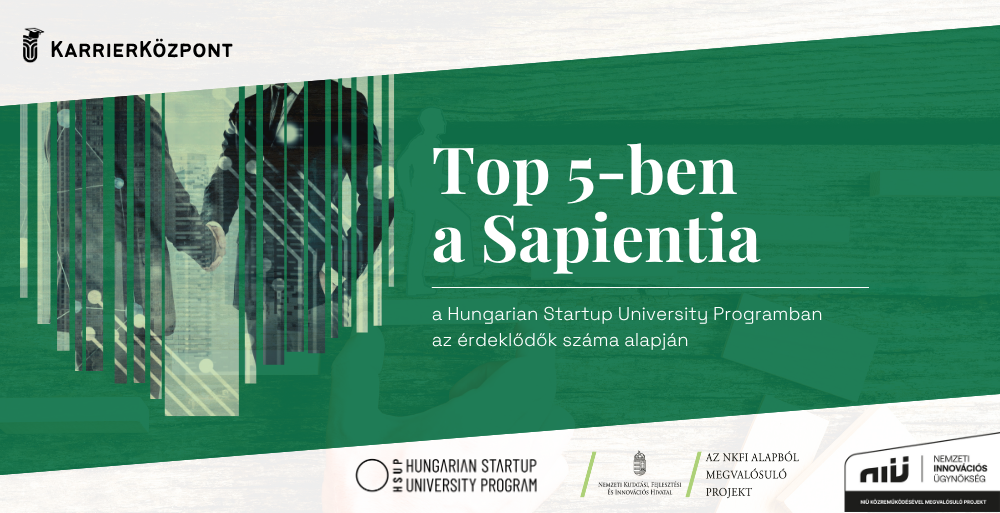 Top5-ben a Sapientia a Hungarian Startup University Programban